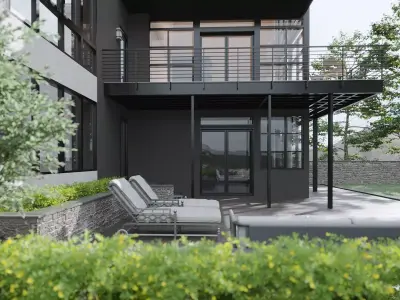 ProVis3D 022 - Lakefront House 3D model