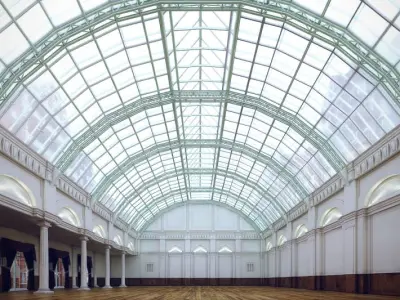 Spacious Hall 3D model