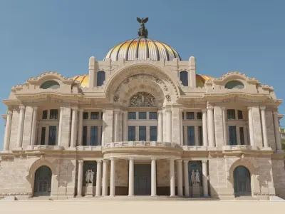 Palacio de Bellas Artes 3D model