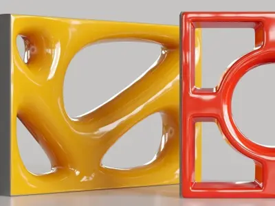 Cobogo Color Bricks Collection 3 3D model