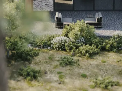 Exterior scene - Models - Lighting 3D model