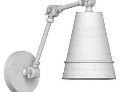 Wall lamp with switch Reattiva 803503 AP-1 3D model
