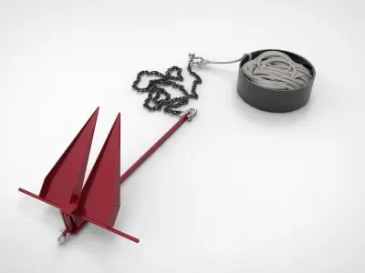 Anchor ship tools 3D model