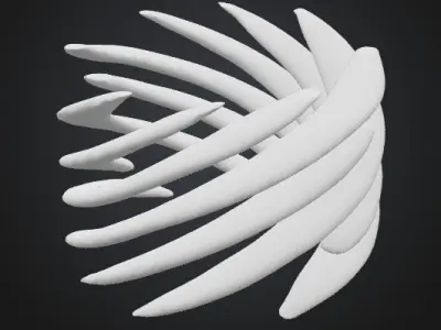 Scifi Object Shape Model 7 3D model