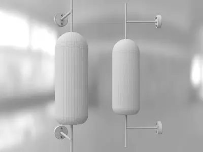 Dereilian Wall Light 3D model