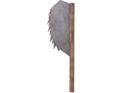 Fantasy Style Axe v1 003 Low-poly 3D model