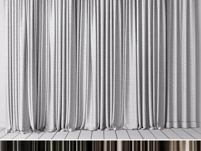 hadi curtain 33 3D model