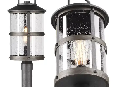 Hinkley Post or Pier Mount Lantern  3D model