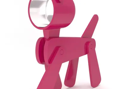 Mini LED Desk Lamp Cute Table Mini Light Free 3D model