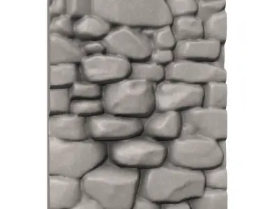 Hand-Laid Boulder Wall Kit 3D print model purchase