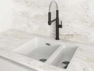 Kitchen set 06 3D model