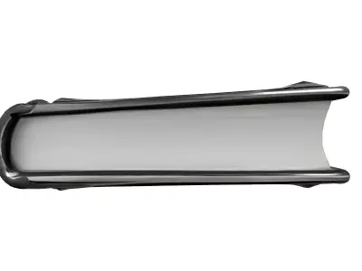 Vintage Government Document Book Low-poly 3D model