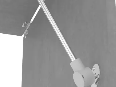 Flameer Cabinet Door Kitchen Lid Hinge Support Safety Support   3D model