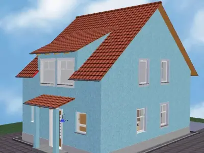 House 01 Architecture modeling 3D design by Sonia Hidalgo Zurita 3D print model