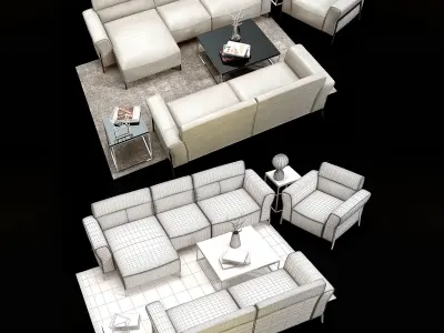 Natuzzi Gaspare C021 3D model