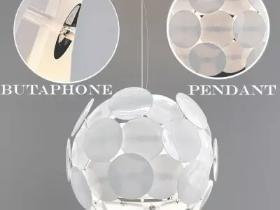Lyustra Butaphone pendant 3D model