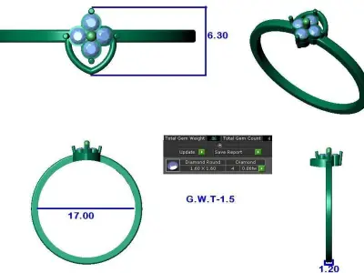 Ring - 27 3D print model