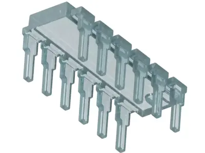 Transparent IC Chip Toy 3D model