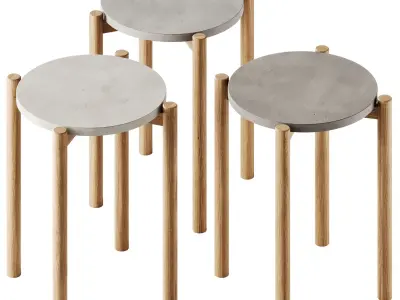 LODGE High Side Table by Atmosphera 3D model
