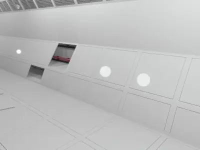 Sci-fi Tonnels Pack 3D model