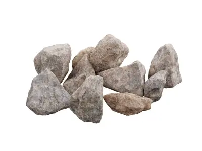 Rock stone collection 3D model