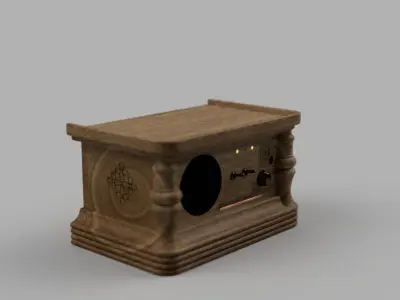 Vintage Radio 3D model purchase