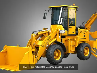 CLC Industrial Vehicles  2 in 1 3D Model Pack