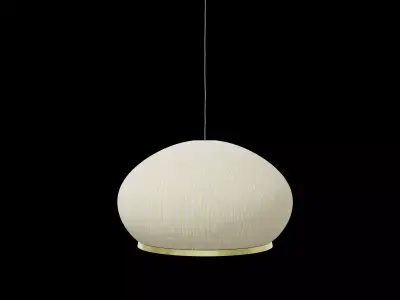 Japandi Pendant Light 3D model
