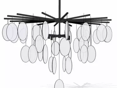 Tiffany Chandelier by Arteriors 3D model