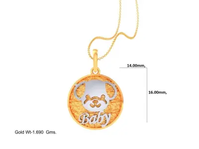 Kids Pendant - 37 3D print model