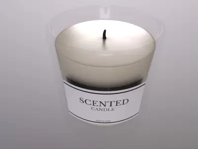 Home decorations-Scented Candle-PBR 3D MODEL  3D model
