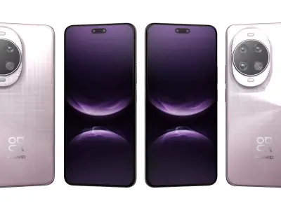 Huawei nova 14 Ultra Flowing Light Purple High Poly 3D model