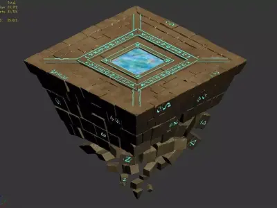 Titan Temple - Shitai 02 3D model
