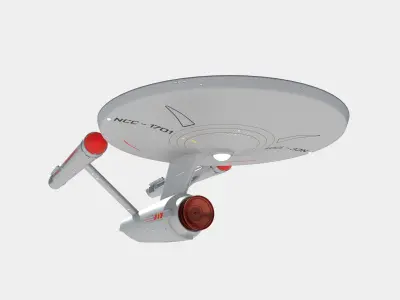 ship Enterprise NCC-1701 of the Terran Empire 3D model
