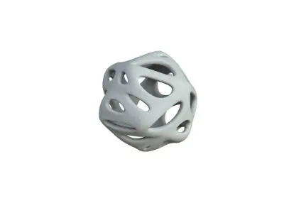 SciFi Cube Object No 18338 Low Poly Shape Texture
