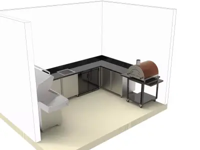 kitchen 88 3D model