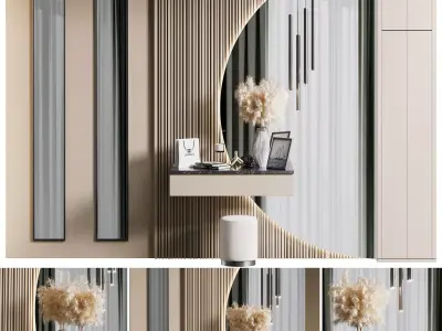 Hallway Set N4 3D model