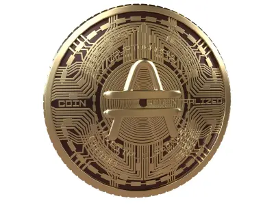 Amp Coin v7 002 3D model