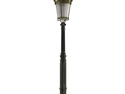 Fontes de Paris Lamppost 3D model