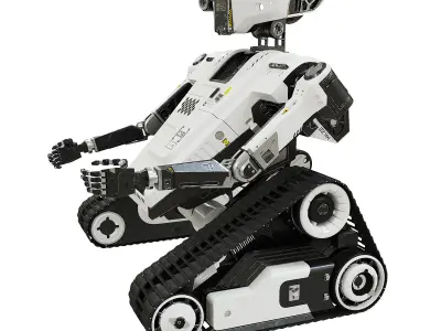 Robot Rt model 1-0 High-Poly 3D model