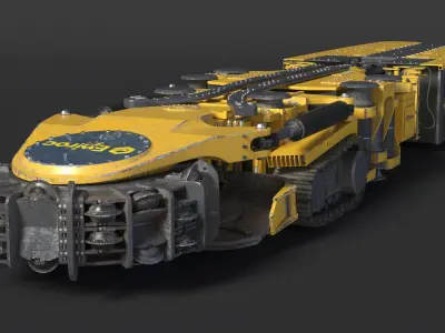  Epiroc Mobile Miner Rigged for Maya 