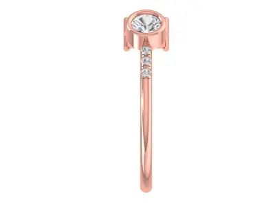 Women Light Weight Band Ring 3D print model 21