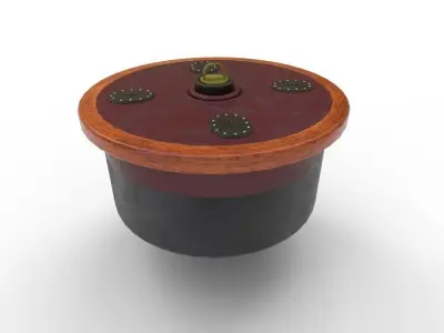 mooring buoy Free low-poly 3D model