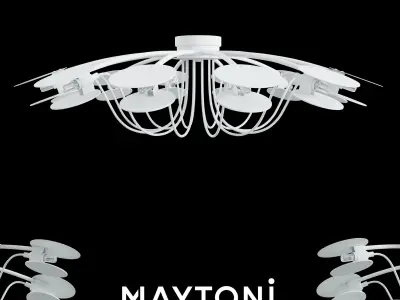 Ceiling lamp Austerity MOD342-CL-12-W Maytoni Modern Free 3D model