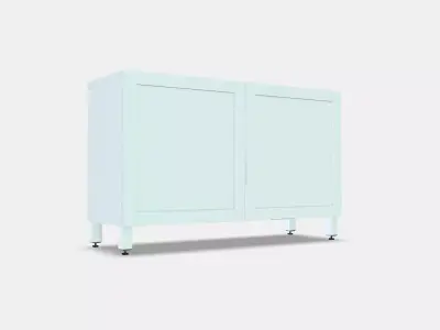 BESTA Storage combination with doors 50 Low-poly 3D model