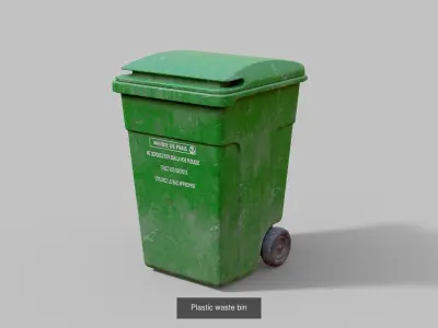 Backalley environment props 3D Model Pack