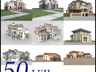 Villa Collection 50 items Vol3 3D model