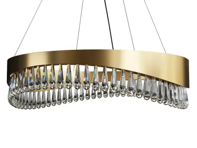 VENOSA ROUND CHANDELIER Low-poly 3D model