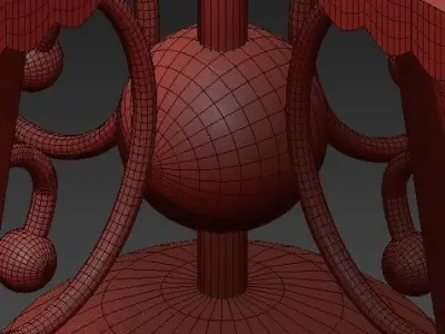 Mackenzie Childs Chandelier 3D model