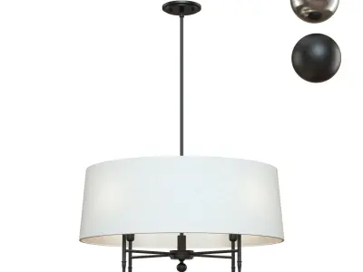 Crate and Barrel - Arlington Chandelier 3D model